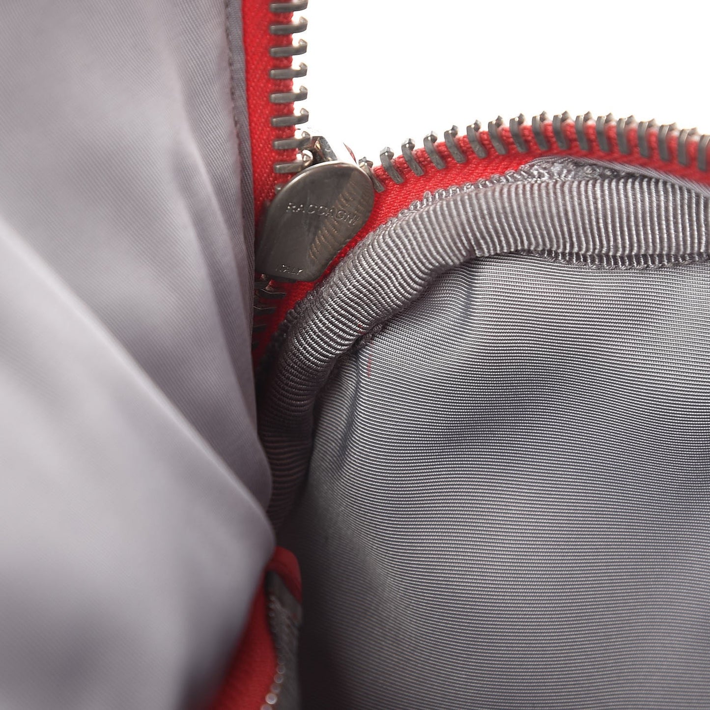 Pebbled Lambskin Mini Rockie Red Rhodium Hardware