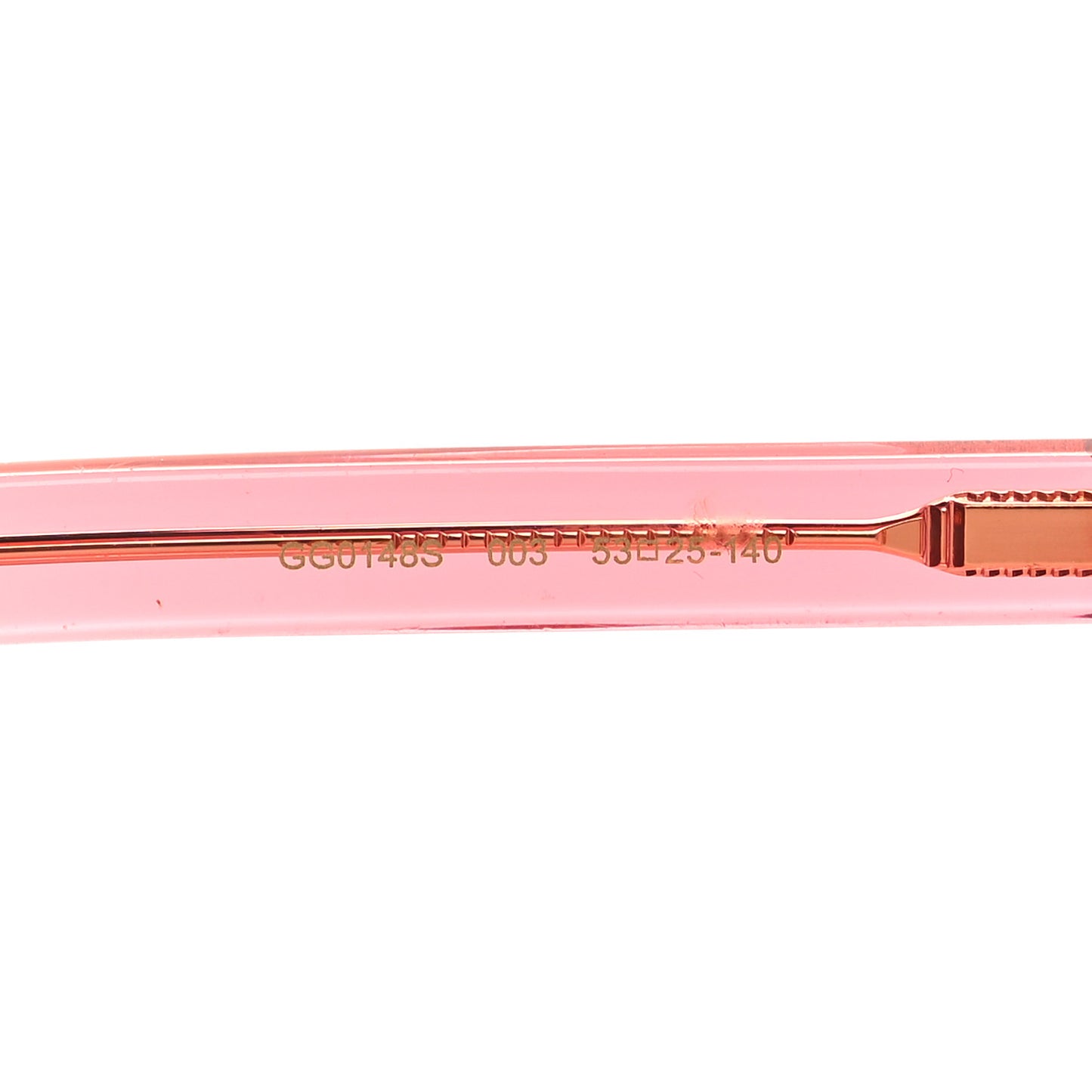 Acetate Crystal Oversize Sunglasses GG0148S Pink