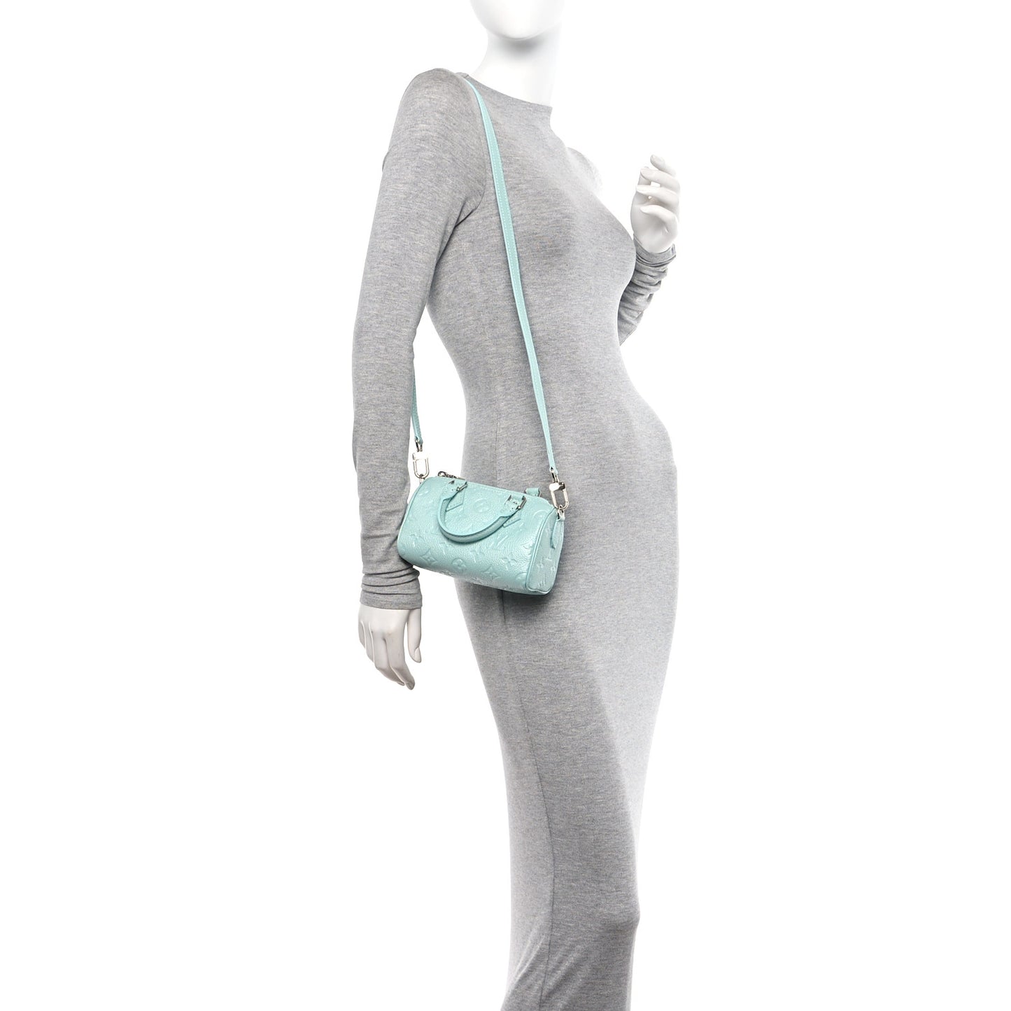 Empreinte Monogram Nano Speedy Pearly Lagoon Turquoise