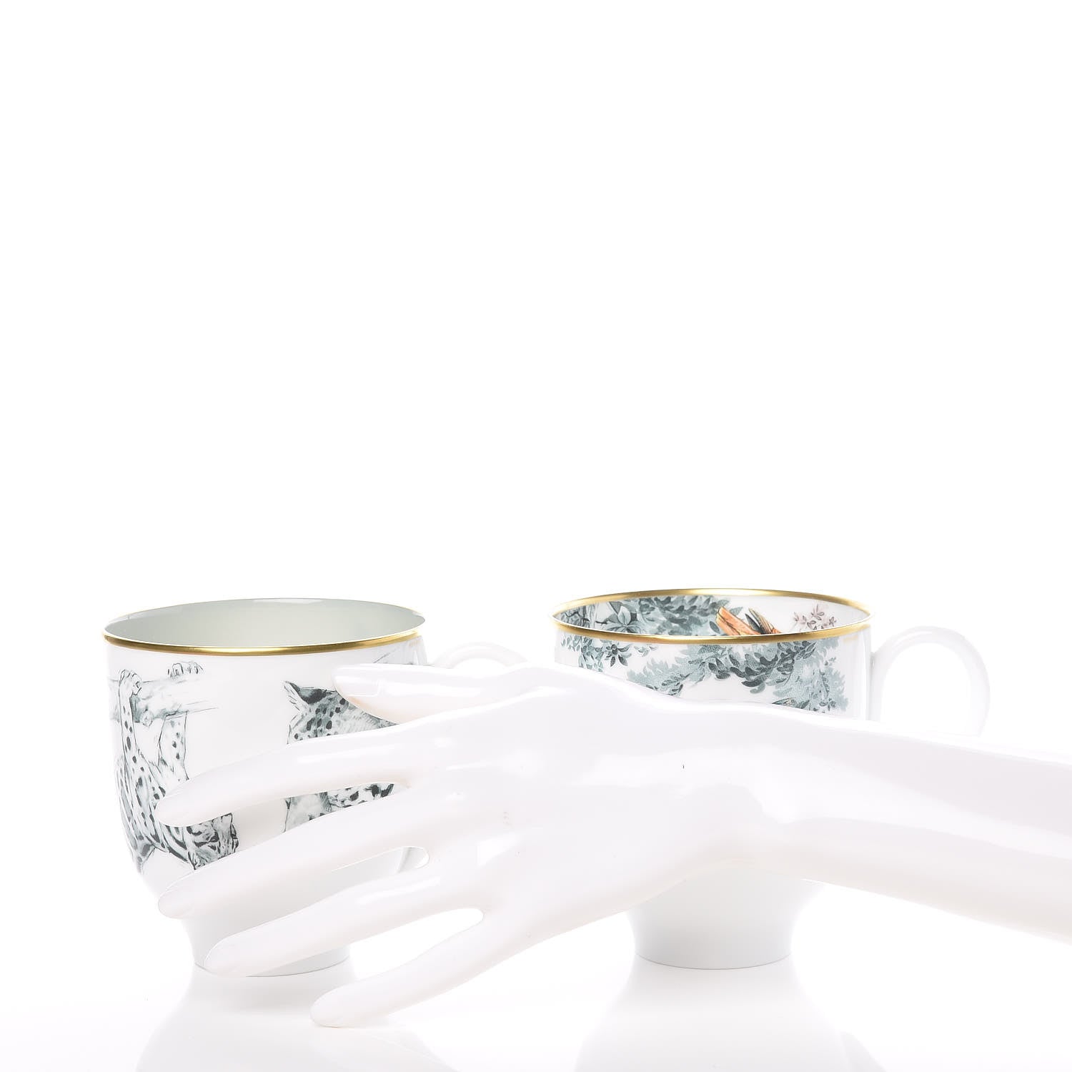 Hermes Porcelain Carnets d'Equateur Mug Set 2 of 11