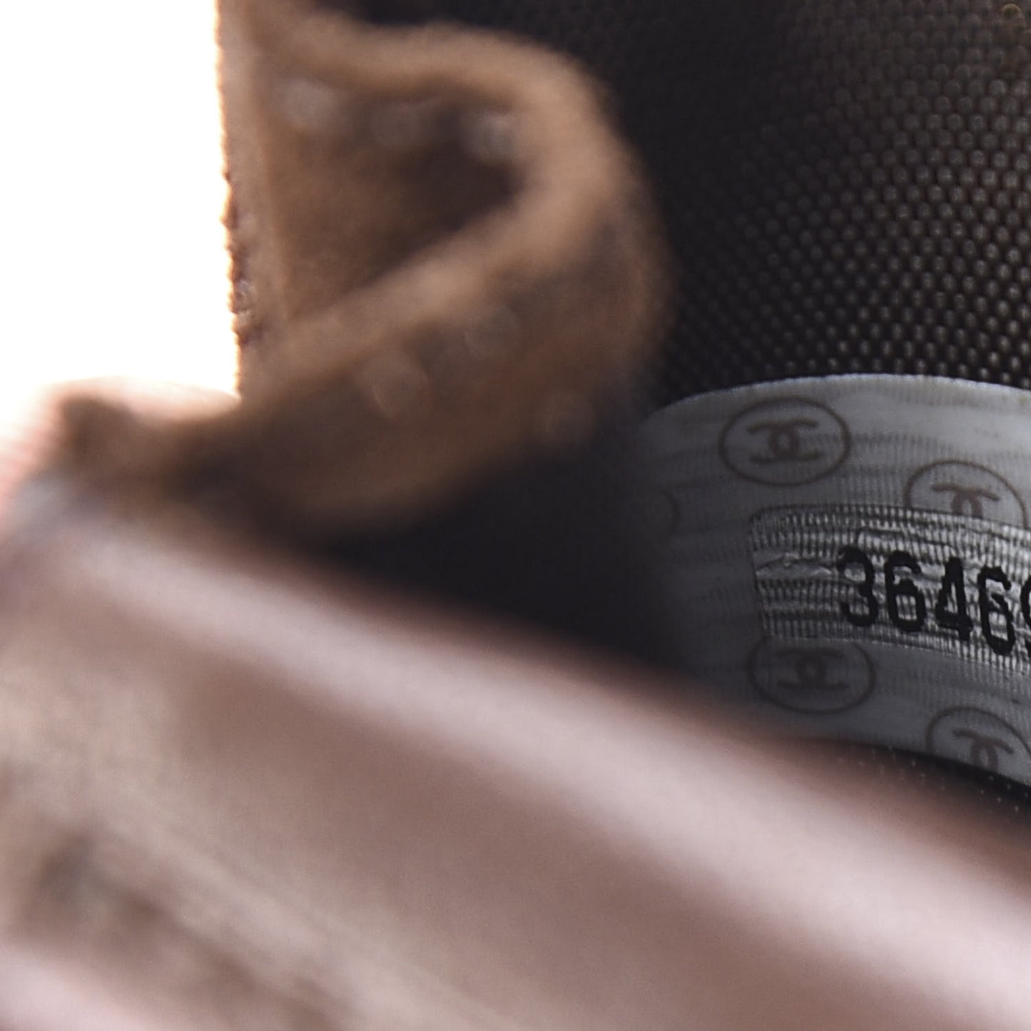 Suede Crossbody CC Key Chain Brown