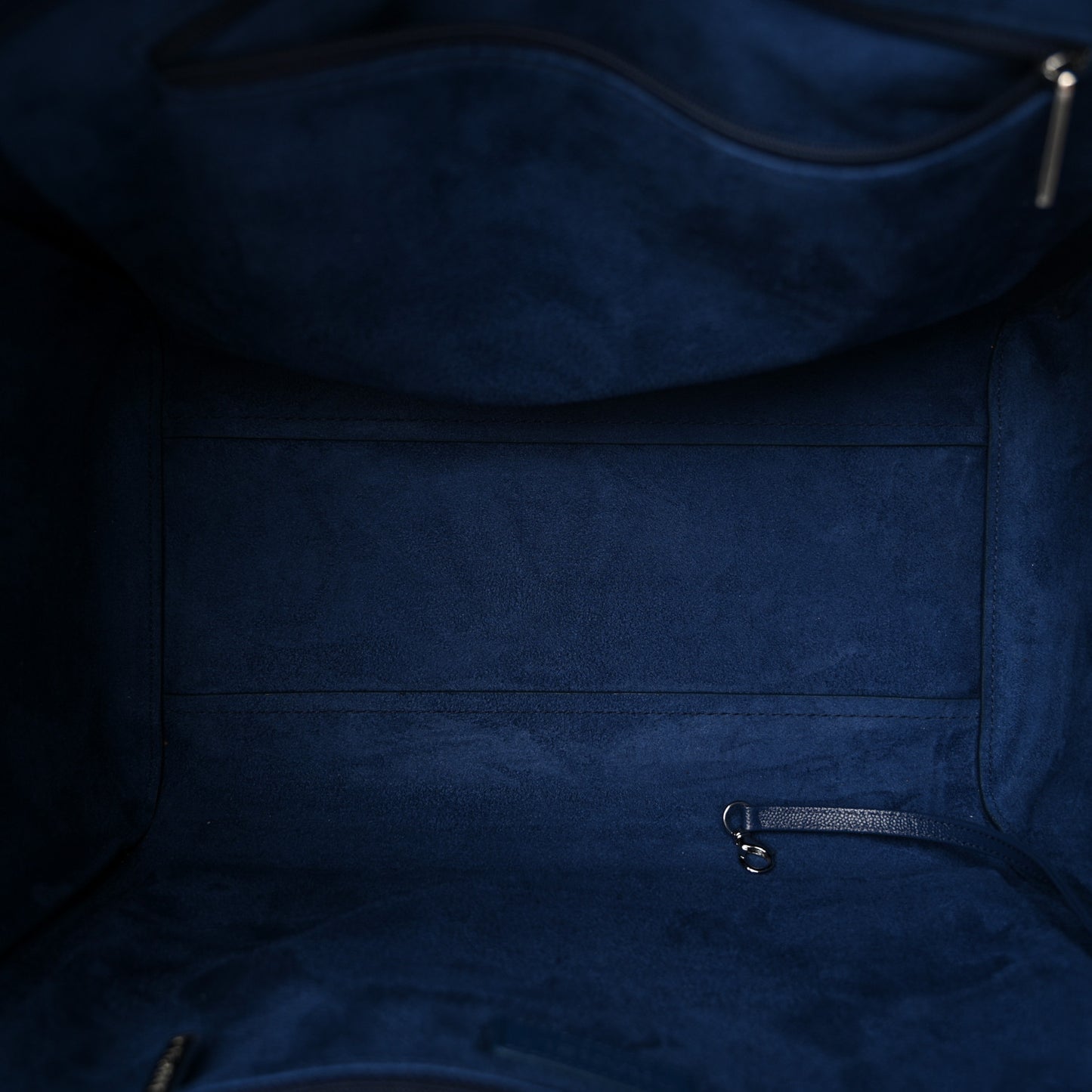 Caviar Medium Studded Deauville Tote Navy