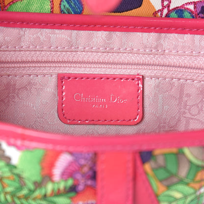 Christian Dior Canvas Floral Saddle Bag Multicolor 6 of 10