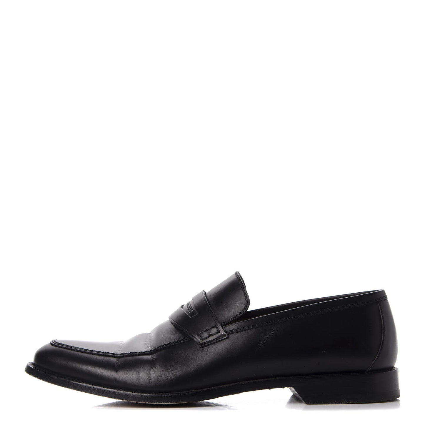 Calfskin Mens Loafers 9.5 Black