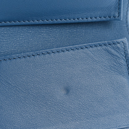 Chanel Caviar Quilted Compact Flap Wallet Blue 9 of 9