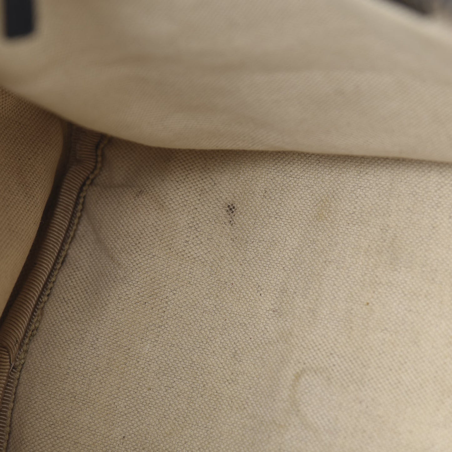 Monogram Selleria Calfskin Vintage Web Medium Boston Beige Blue