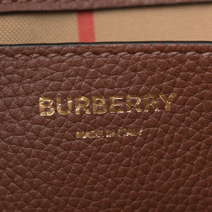 Burberry Calfskin Vintage Check Note Crossbody Bag Tan 6 of 10