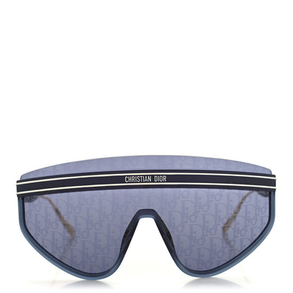 Christian Dior Oblique Mask DiorClub M2U Sunglasses Translucent Blue 2 of 8
