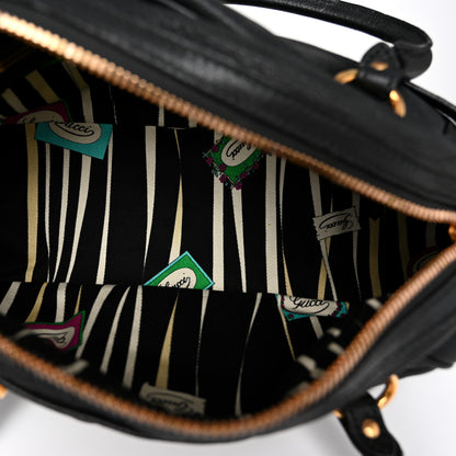 Gucci Calfskin Medium Wave Boston Black 5 of 10