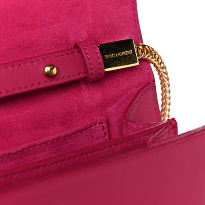 Saint Laurent Calfskin Small Classic Y Satchel Fuchsia 15 of 18