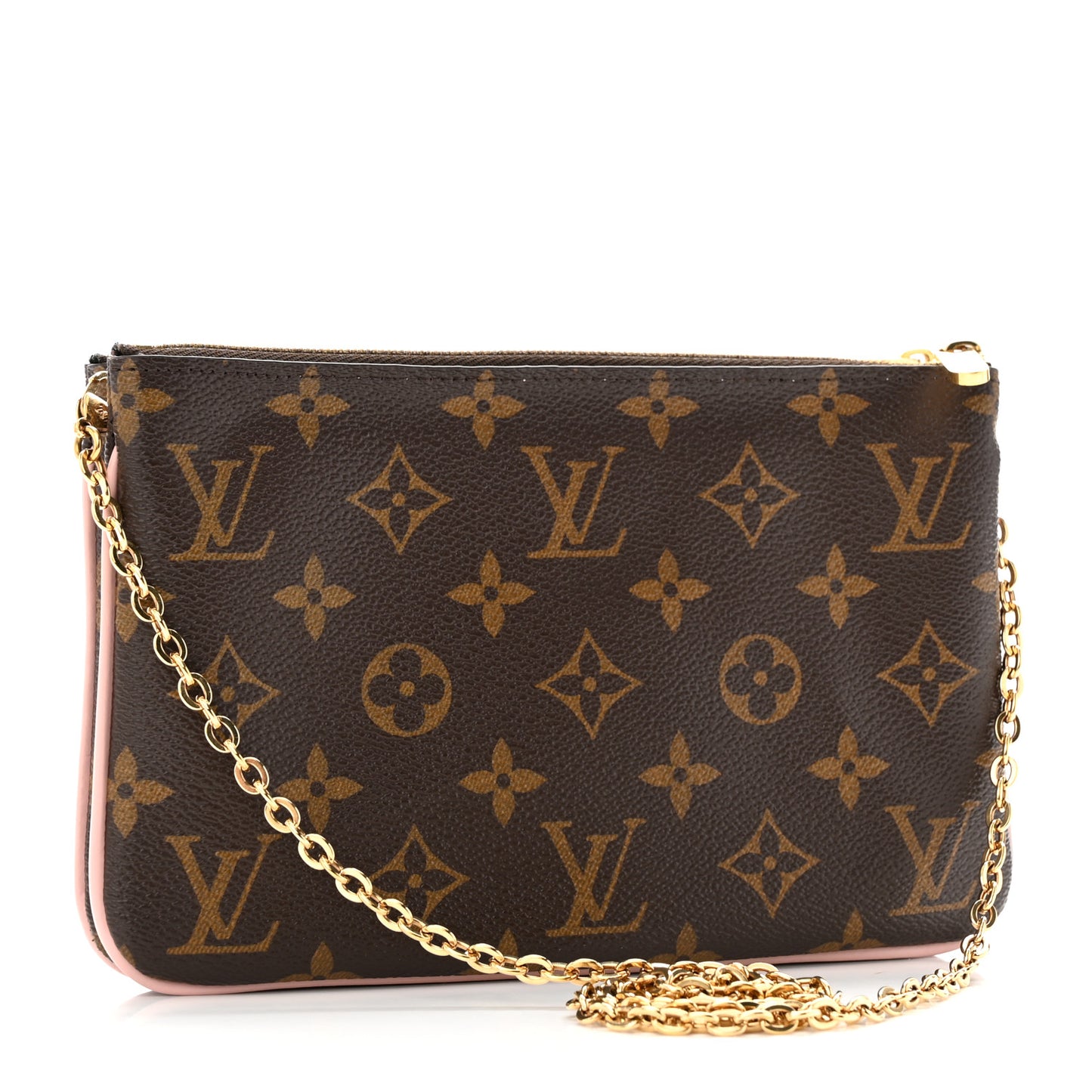 Monogram Blooming Flowers Double Zip Pochette