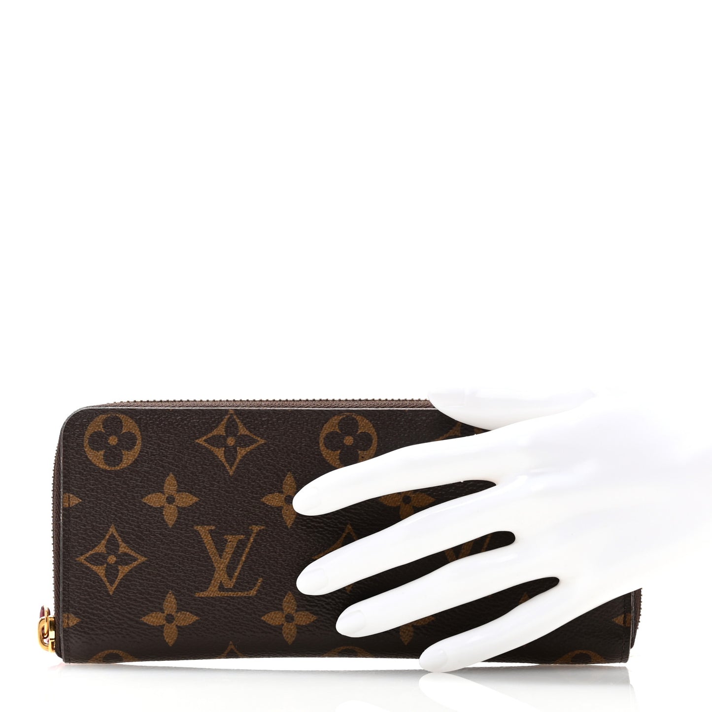 Monogram Clemence Wallet Fuchsia