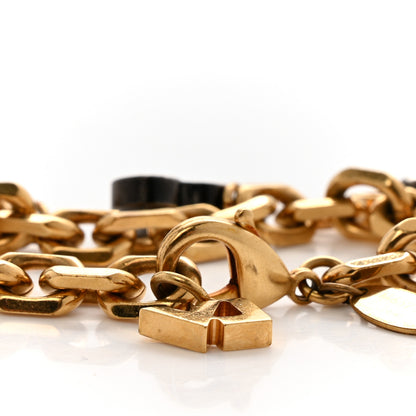 Louis Vuitton Monogram Hide and Seek Bracelet Gold 4 of 8