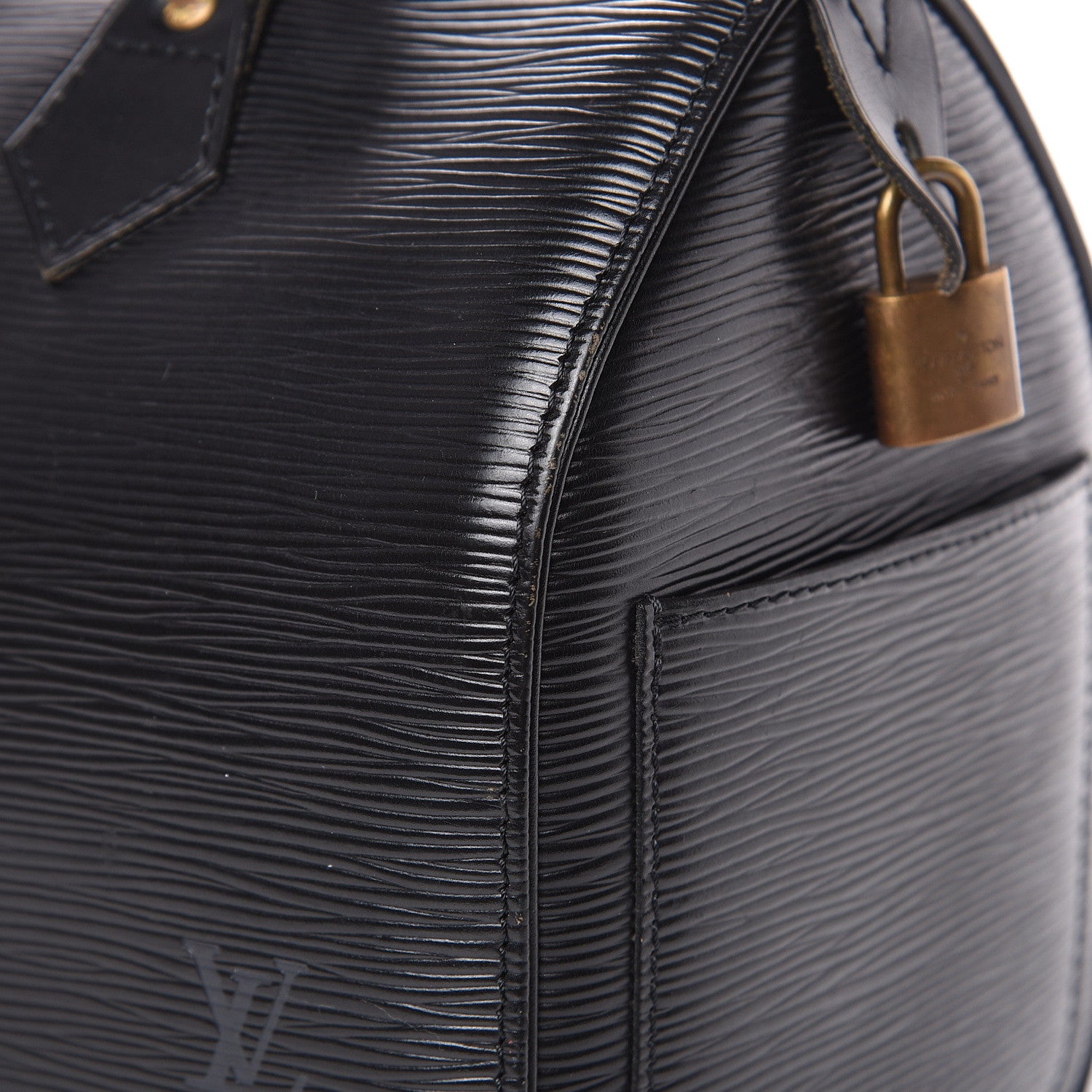 Louis Vuitton Epi Speedy 30 Black 10 of 17