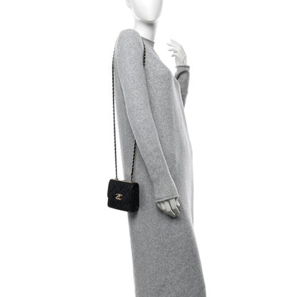 Chanel Lambskin Quilted Mini Trendy CC Clutch With Chain Black 2 of 12