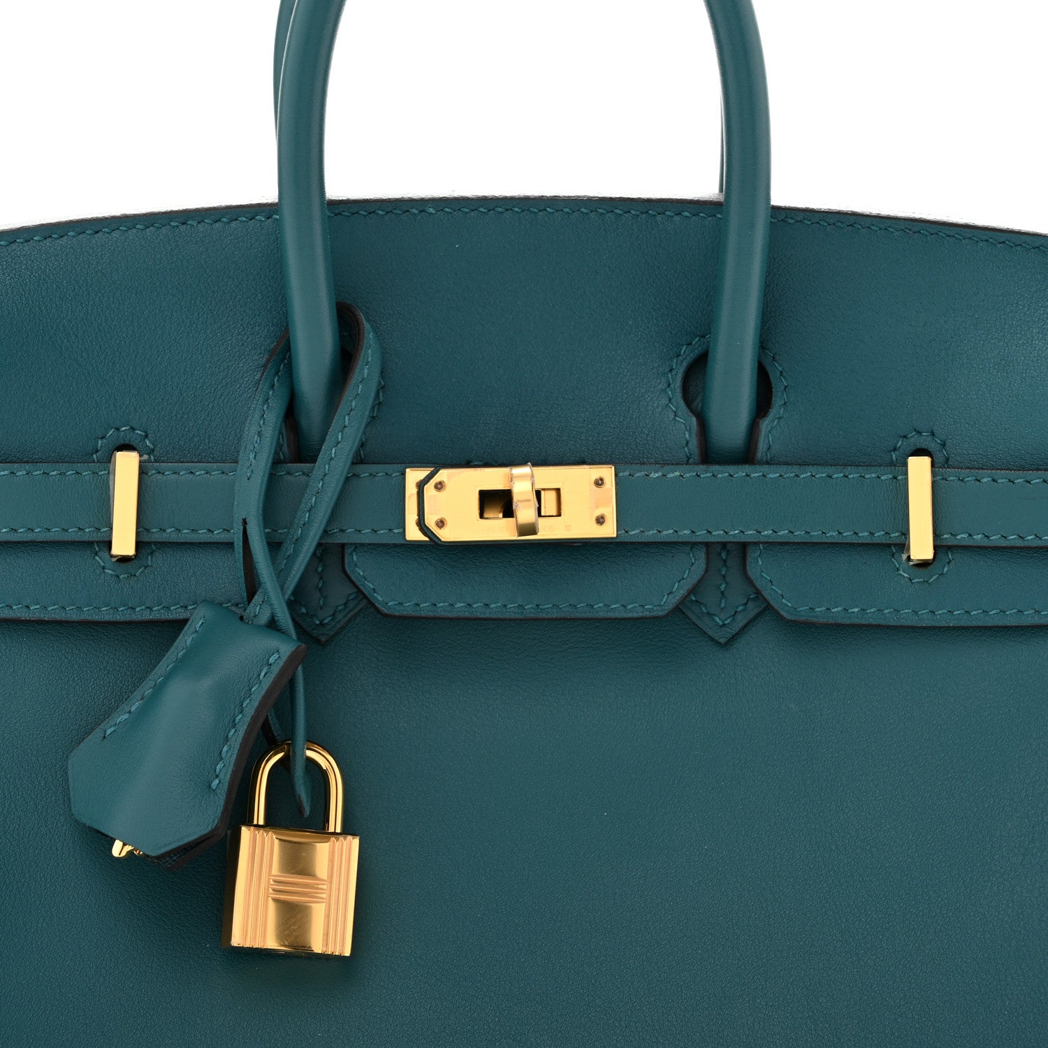 Hermes Veau Jonathan Birkin 25 Vert Bosphore 8 of 13