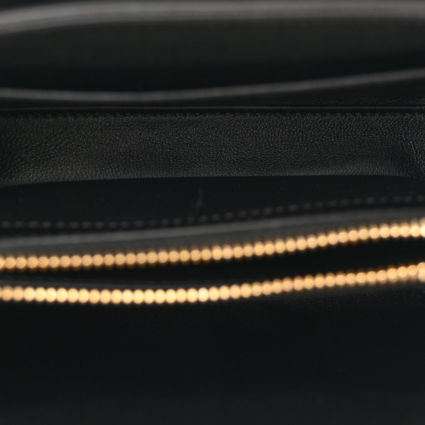 Satinated Calfskin Mini 16 Top Handle Bag Black
