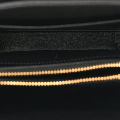 Celine Satinated Calfskin Mini 16 Top Handle Bag Black 5 of 16