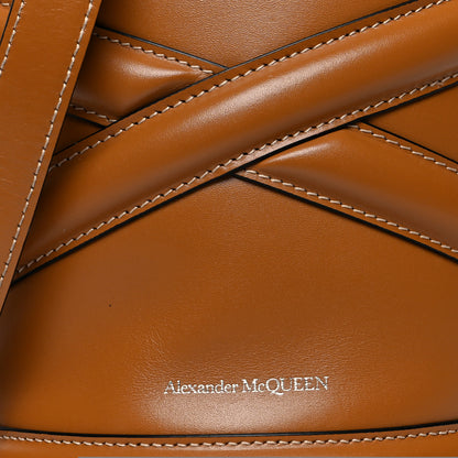 Alexander McQueen Calfskin Mini Curve Bucket Bag Tan 2 of 10