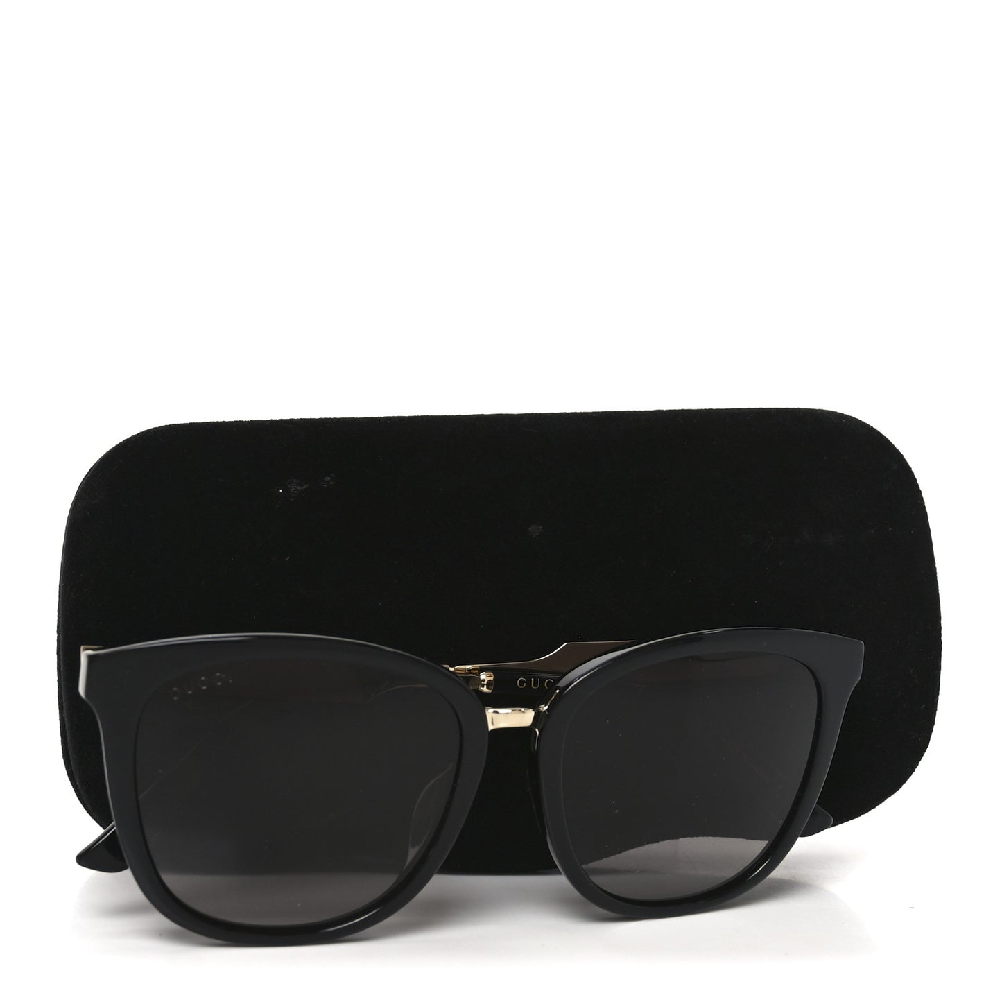 Acetate Sunglasses GG0073SK Black Gold