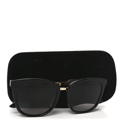 Gucci Acetate Sunglasses GG0073SK Black Gold 8 of 8