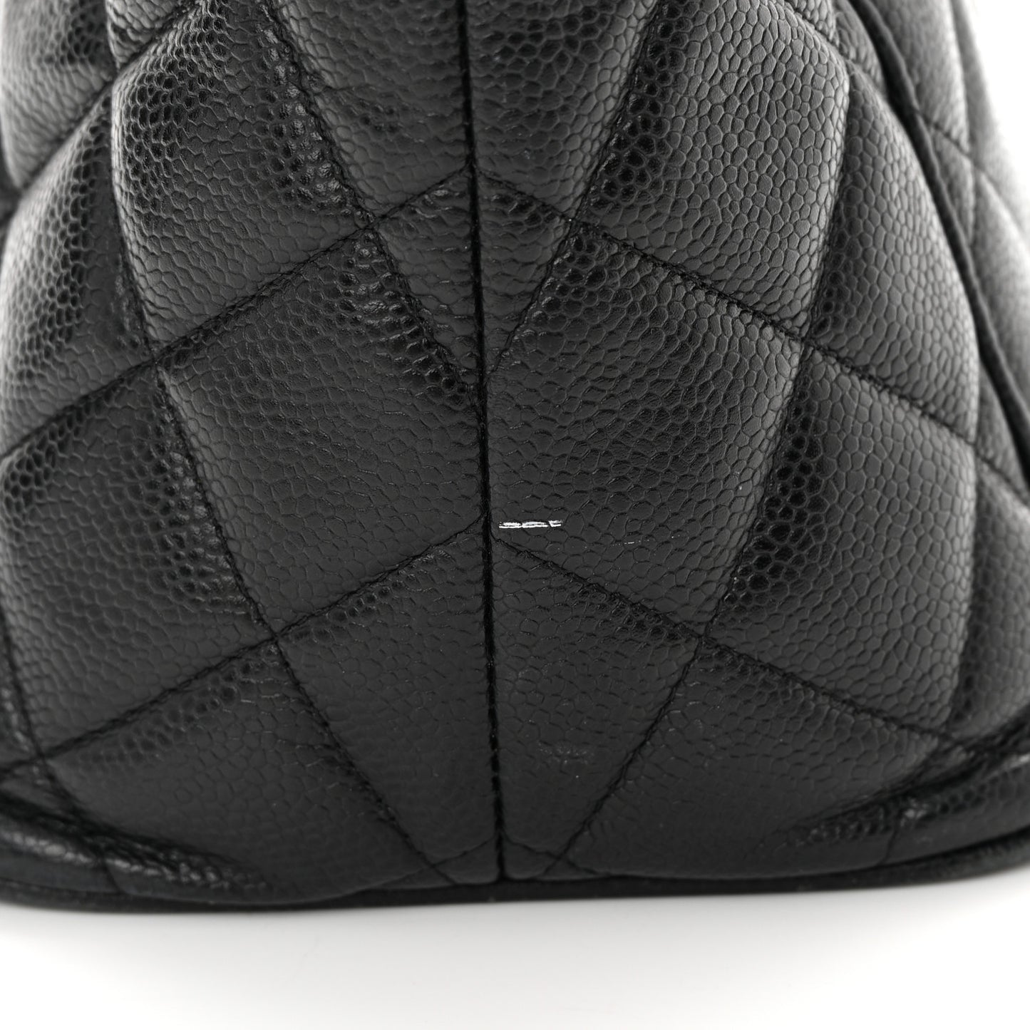 Caviar Quilted Medallion Tote Black