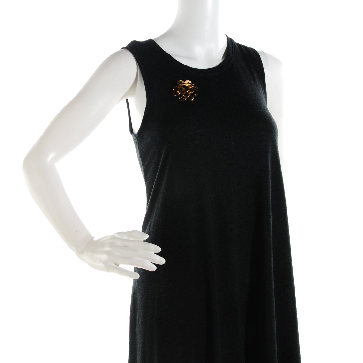 Chanel CC Brooch Gold 2 of 5