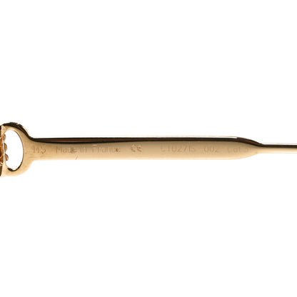 Cartier Premiere De Cartier Square Sunglasses Gold Black 6 of 7
