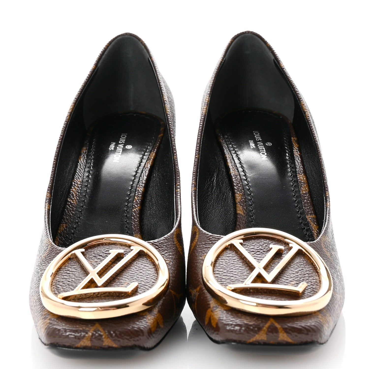 Louis Vuitton Monogram Madeleine Pumps 37.5 3 of 9