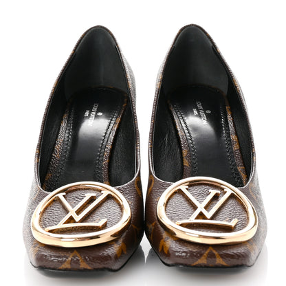 Louis Vuitton Monogram Madeleine Pumps 37.5 3 of 9