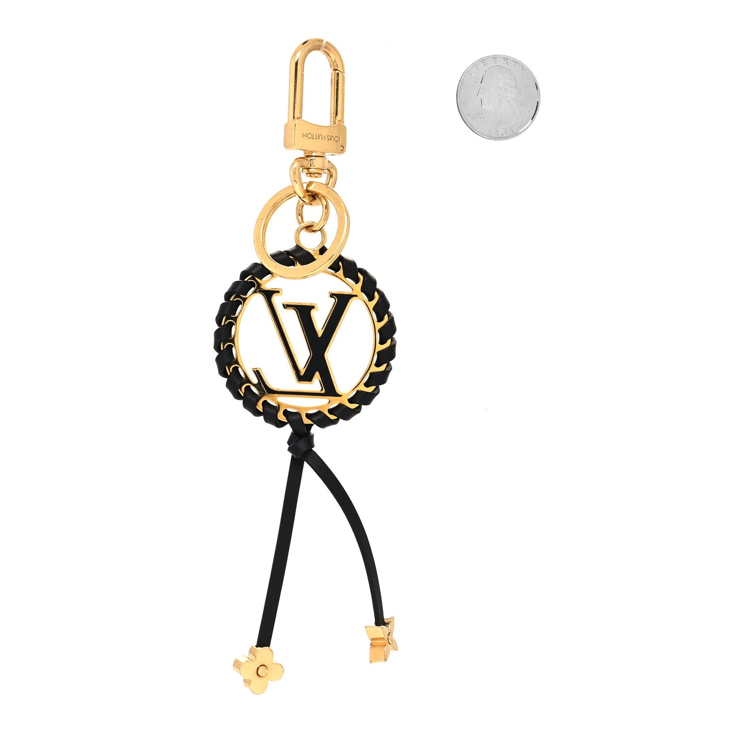 Very Bag Charm Key Holder Black