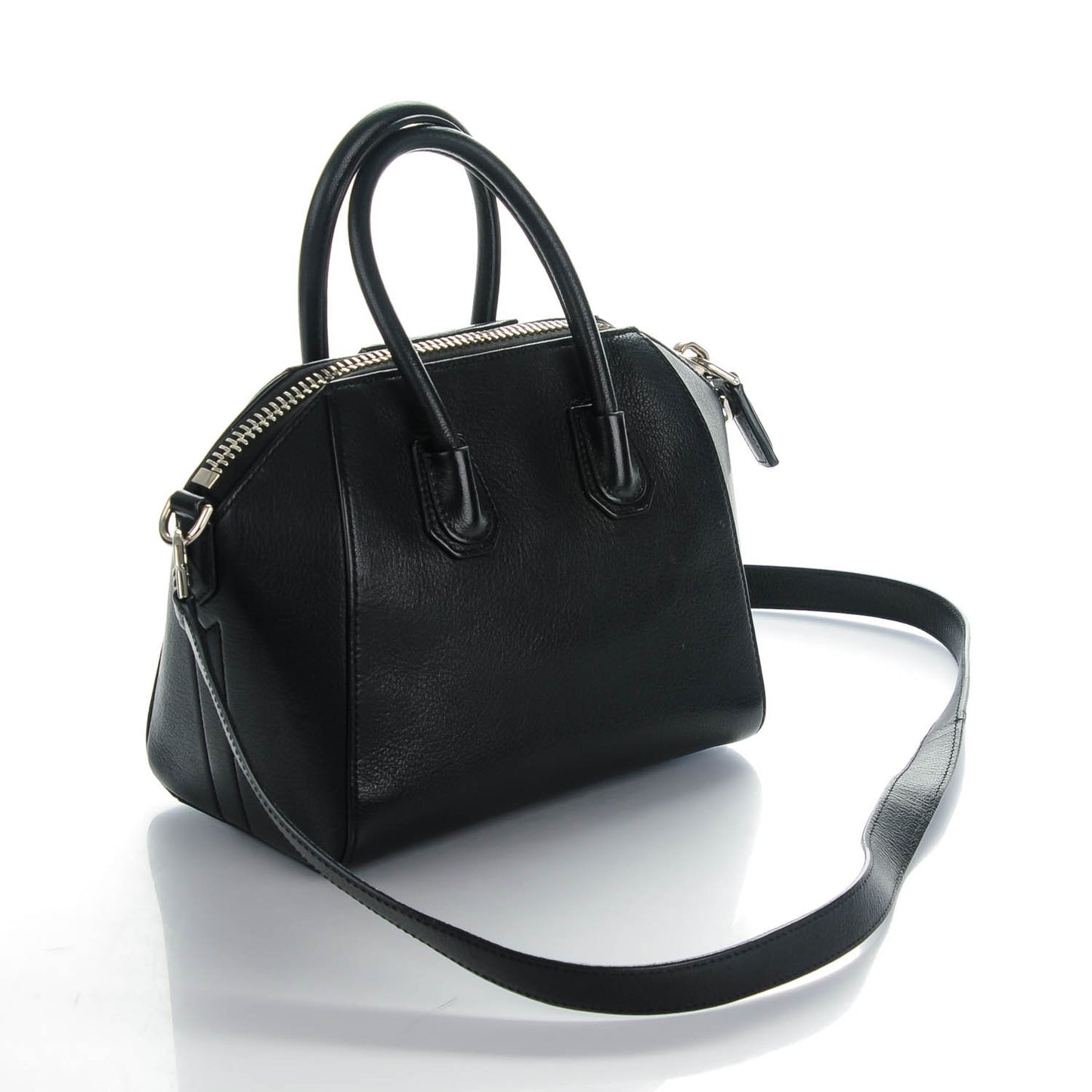 Sugar Goatskin Mini Antigona Black