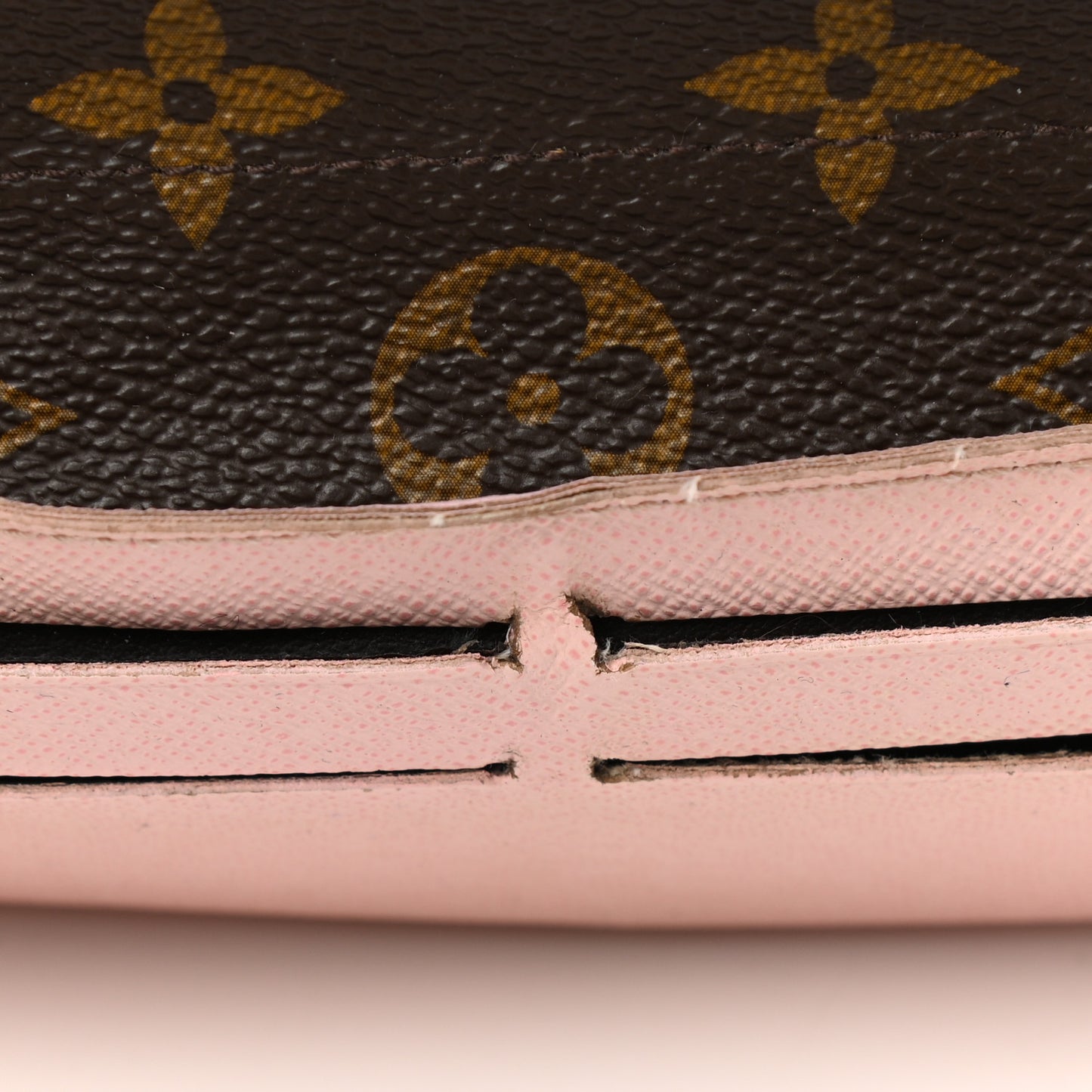 Monogram Josephine Wallet Rose Ballerine