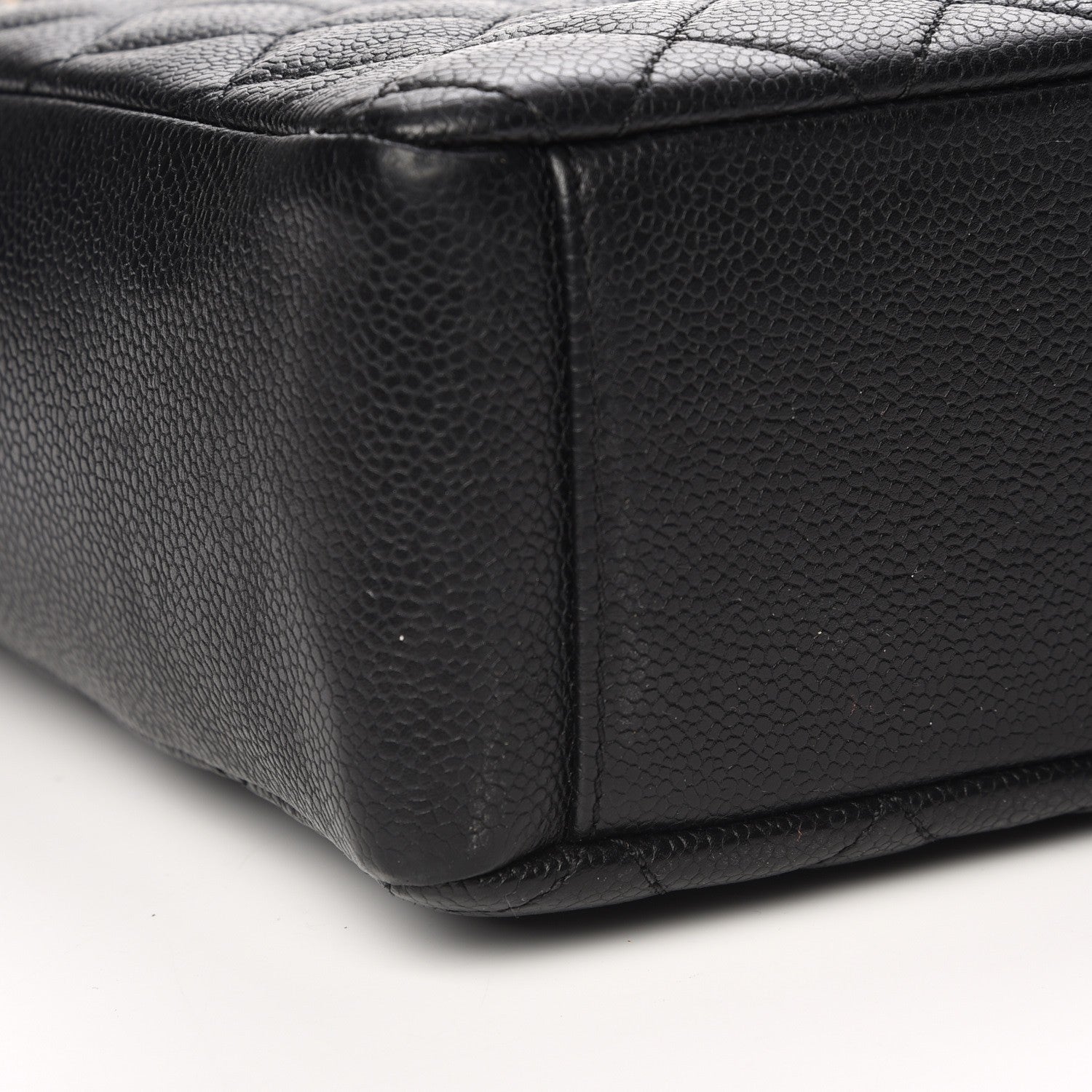 Chanel Caviar Quilted Petit Shopping Tote PST Black 9 of 10