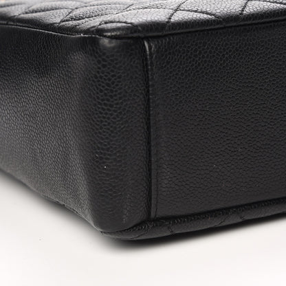 Chanel Caviar Quilted Petit Shopping Tote PST Black 9 of 10
