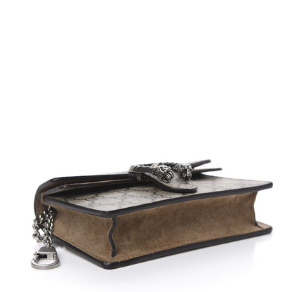 Gucci GG Supreme Monogram Super Mini Dionysus Shoulder Bag Taupe 3 of 13