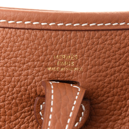 Hermes Taurillon Clemence Evelyne TPM Gold 6 of 10