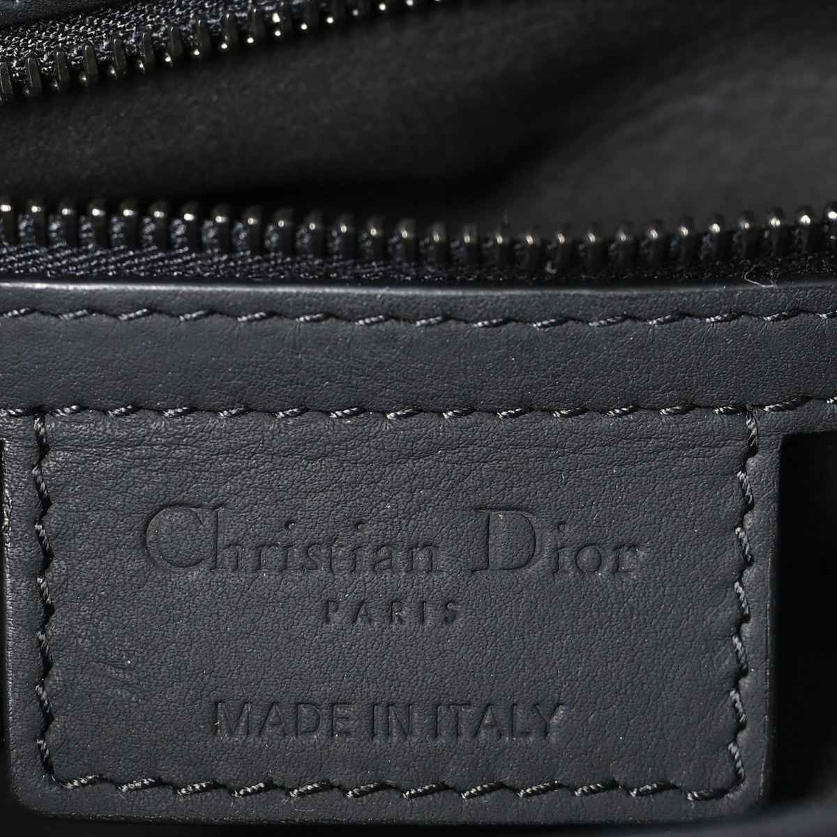 Christian Dior Ultra Matte Calfskin Saddle Bag Black 6 of 10