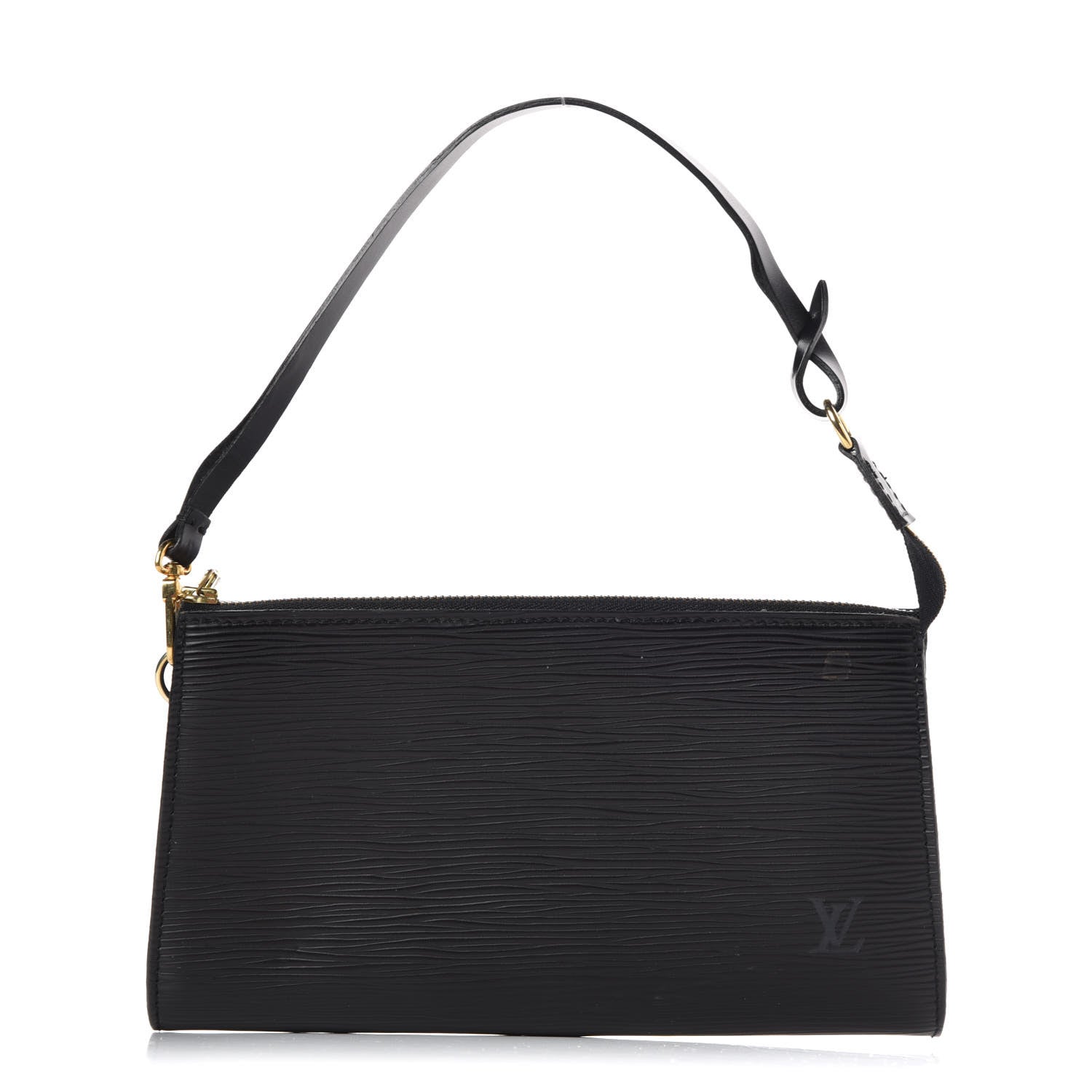 Louis Vuitton Epi Pochette Accessories 21 Black 1 of 15