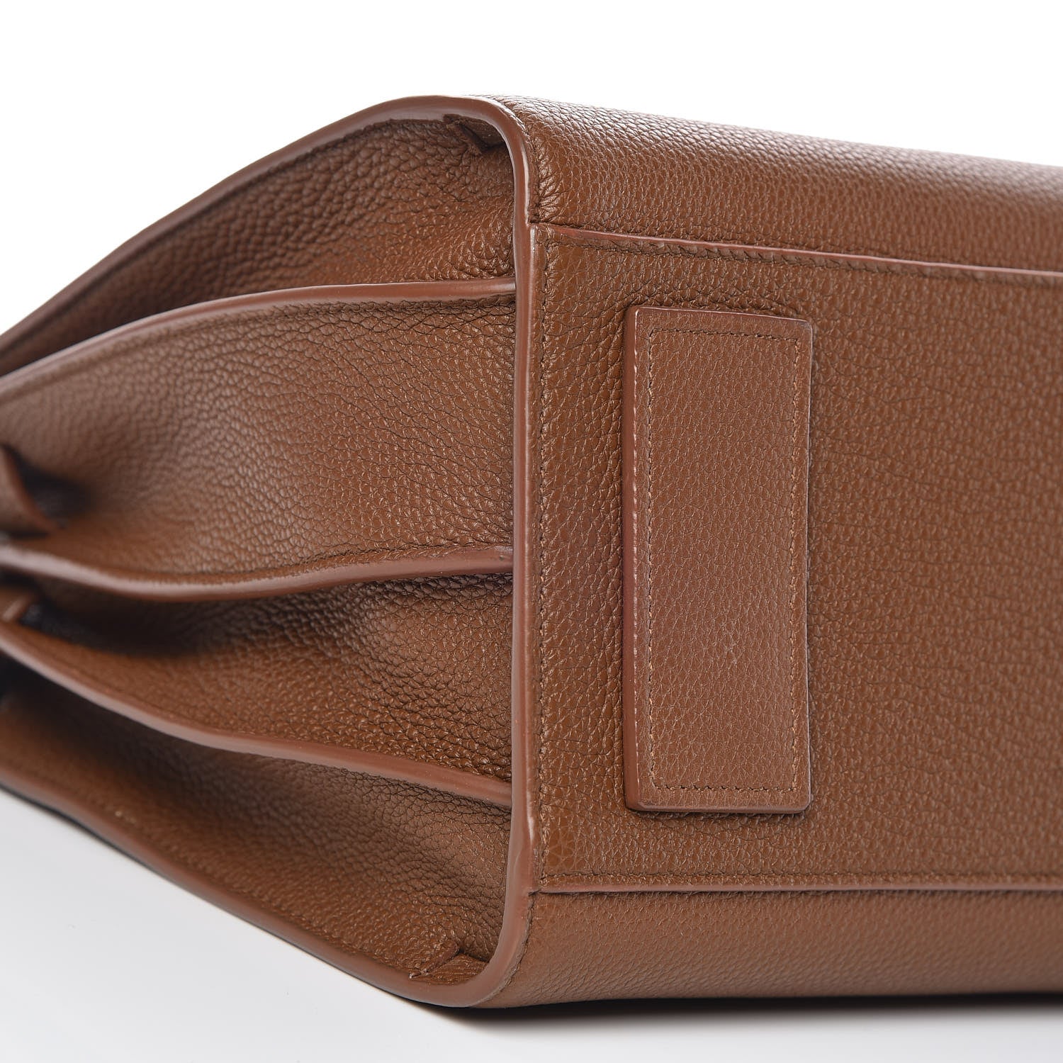 Saint Laurent Grained Calfskin Small Supple Sac De Jour Moka 8 of 9