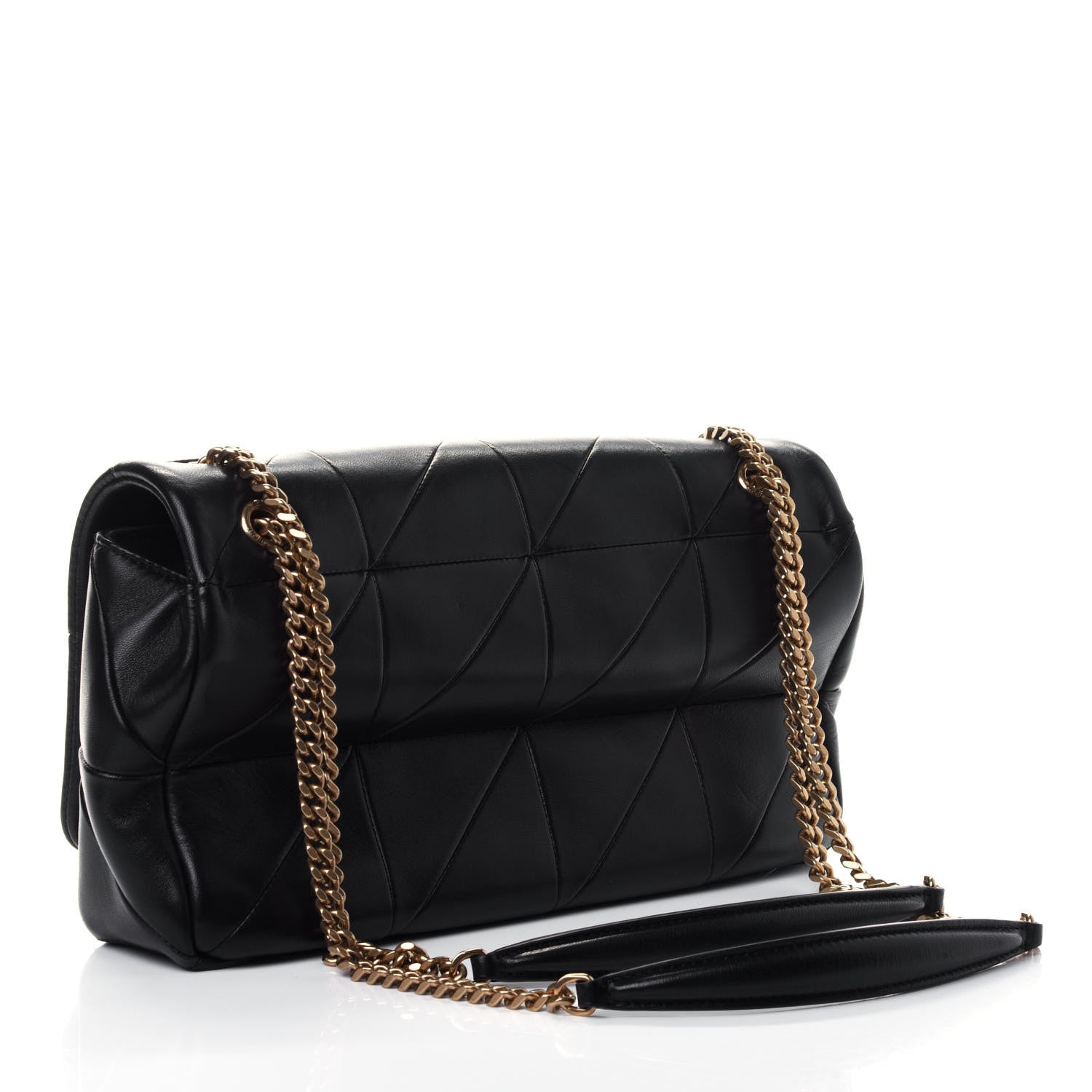 Saint Laurent Lambskin Patchwork Monogram Medium Jamie Black 2 of 4