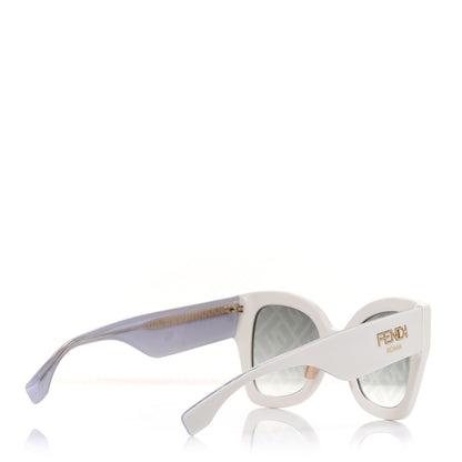 Fendi Acetate FF Sunglasses FF 0434/G/S White Gold 4 of 8
