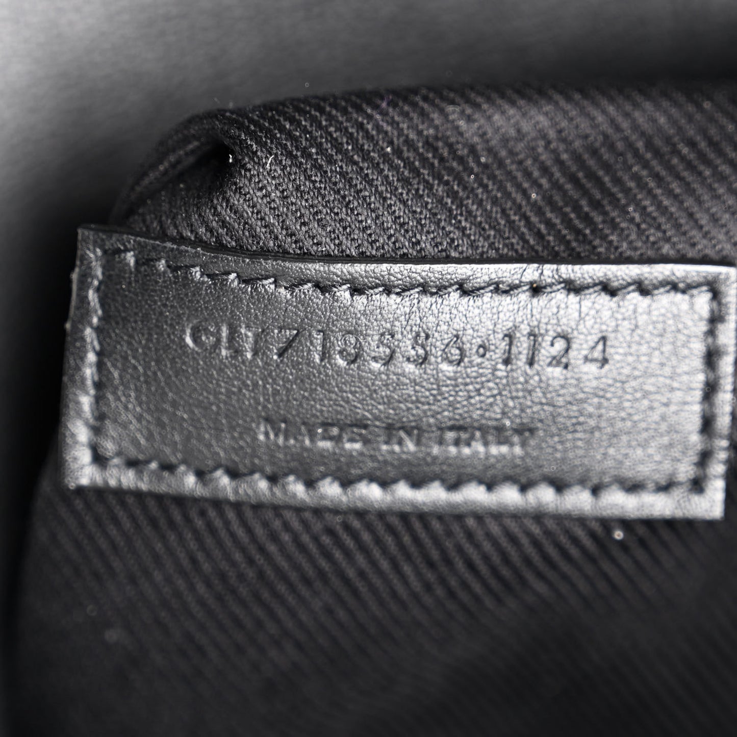Grained Calfskin Monogram Niki Satchel Black