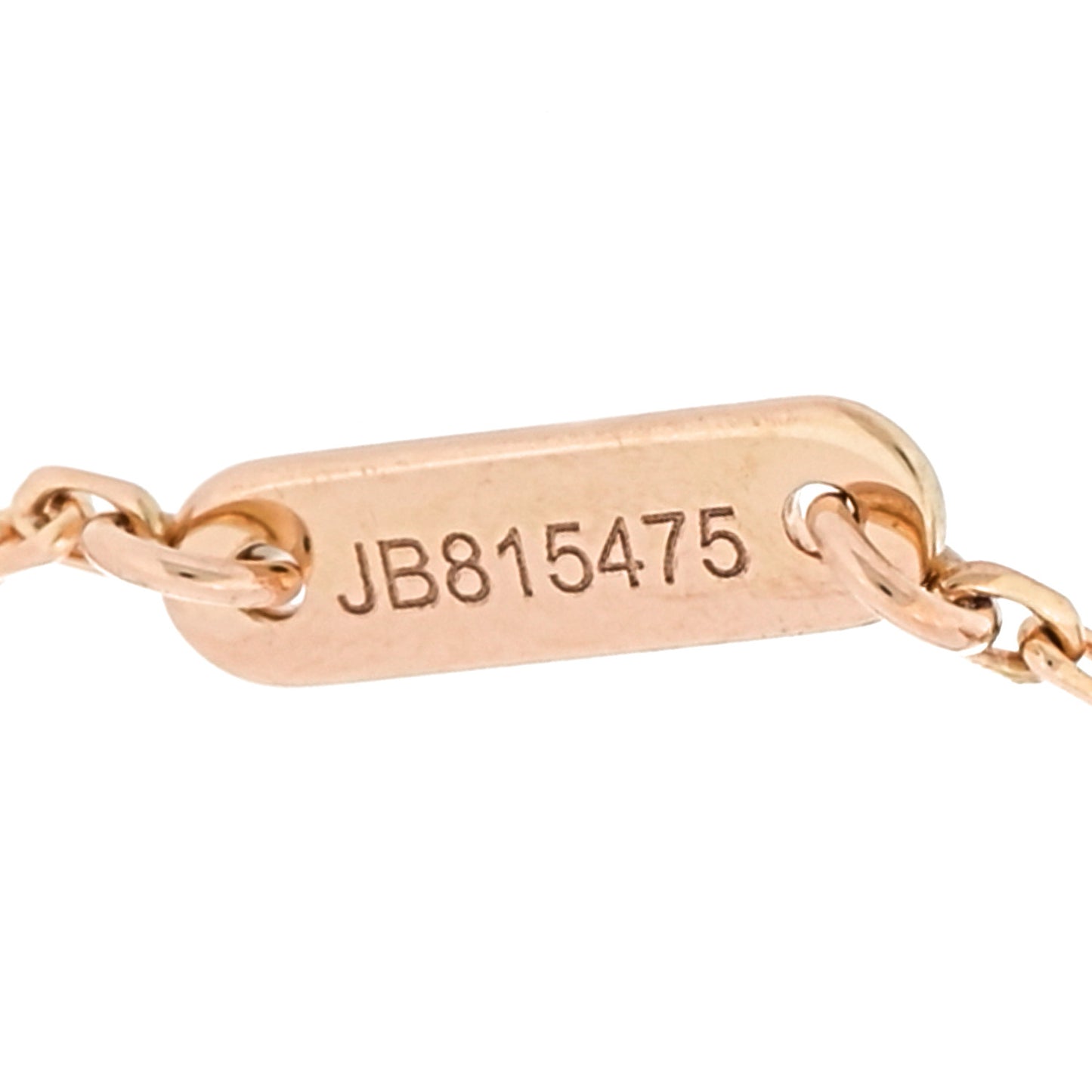 18K Rose Gold Carnelian Sweet Alhambra Bracelet