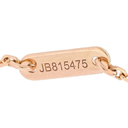 Van Cleef & Arpels 18K Rose Gold Carnelian Sweet Alhambra Bracelet 5 of 5