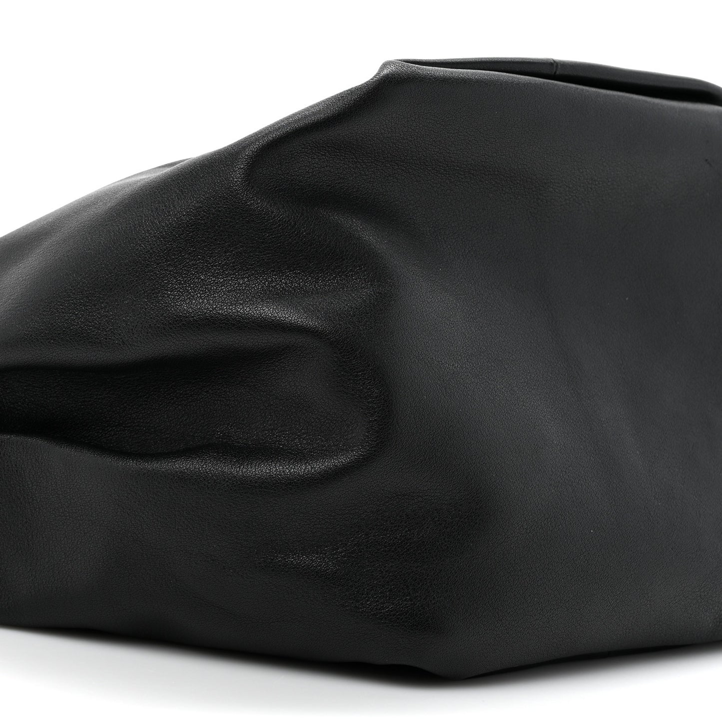Calfskin Mini Double Knot Bag Black