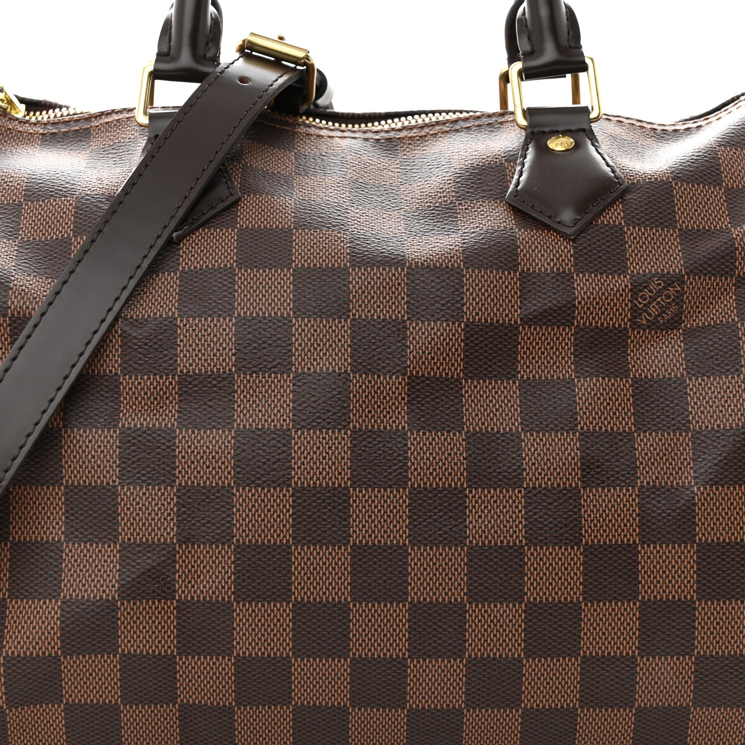 Louis Vuitton Damier Ebene Speedy Bandouliere 30 8 of 13