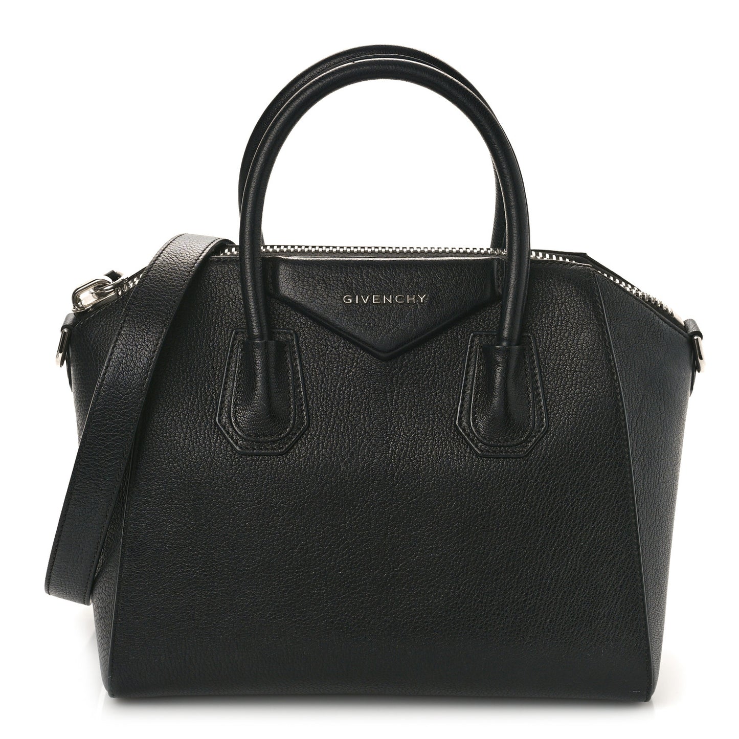 Sugar Goatskin Small Antigona Black