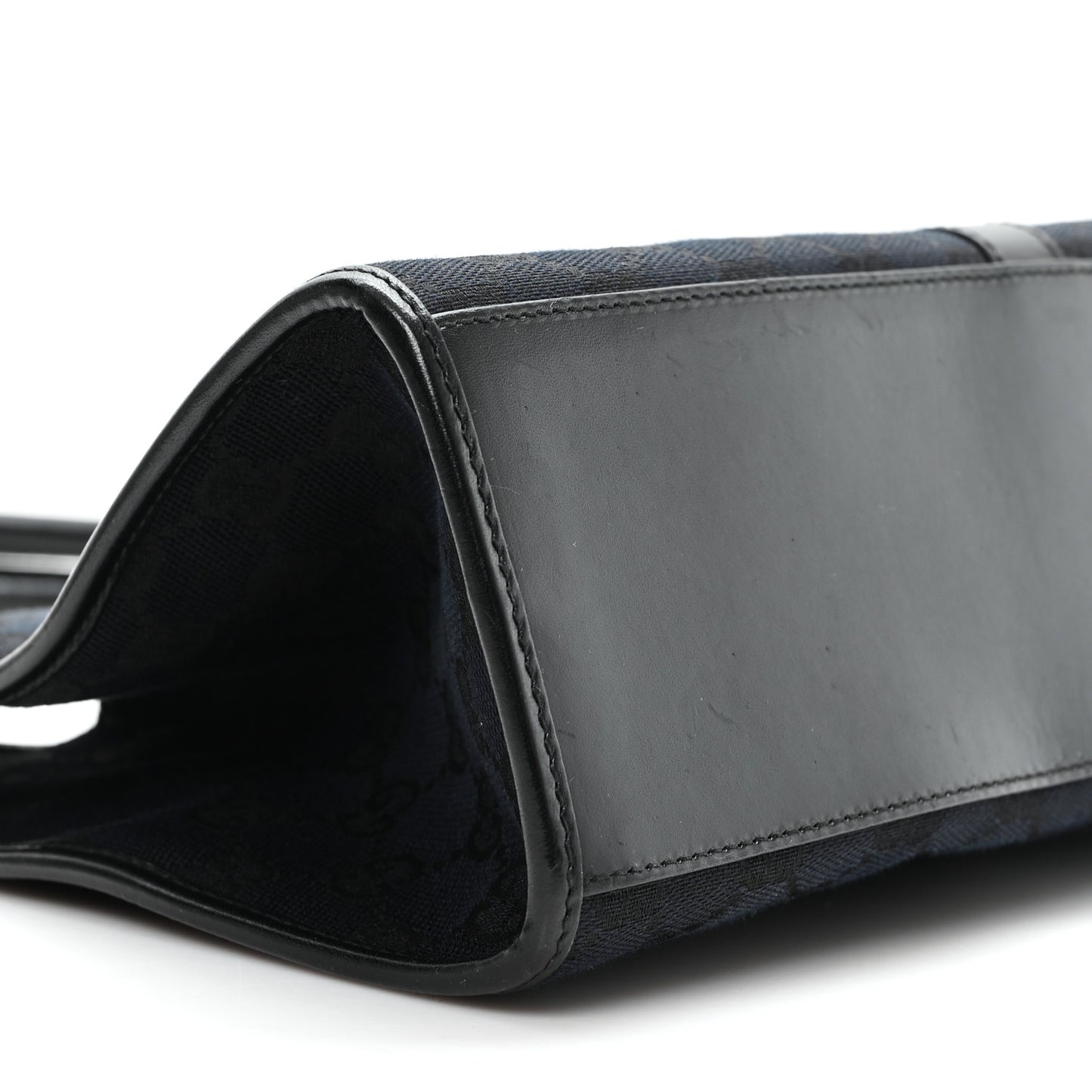 Monogram Bardot Shoulder Bag Black