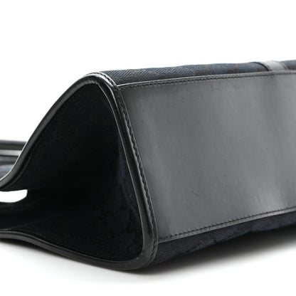 Gucci Monogram Bardot Shoulder Bag Black 9 of 11